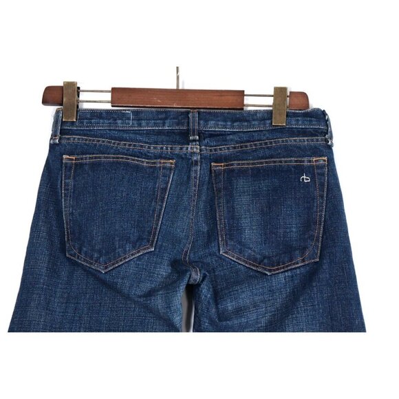 Rag & Bone Women's Size 26 Papillion Blue Boyfriend Jean 100% Cotton Denim Jeans - Picture 7 of 9